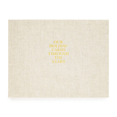 Holiday Card Book - Flax