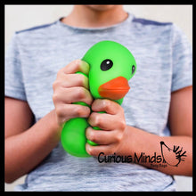 Load image into Gallery viewer, 1 Jumbo Doh Filled Ducky - Rubber Duck Shaped Stress Squishy