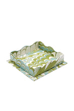 Load image into Gallery viewer, Trinket Cocktail Napkin Tray in Robin Blue Marbling