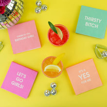 Load image into Gallery viewer, Cheers To You Birthday Girl - Cocktail Napkins