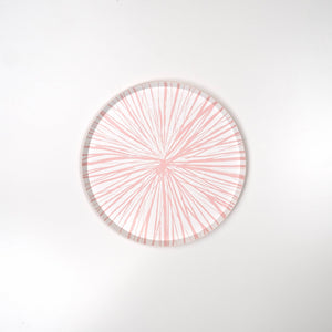 Pink Radiance Dinner Paper Plates