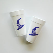 Load image into Gallery viewer, 20oz. Styrofoam Cup 10 Pack Sleeve {Drink Up Witches}