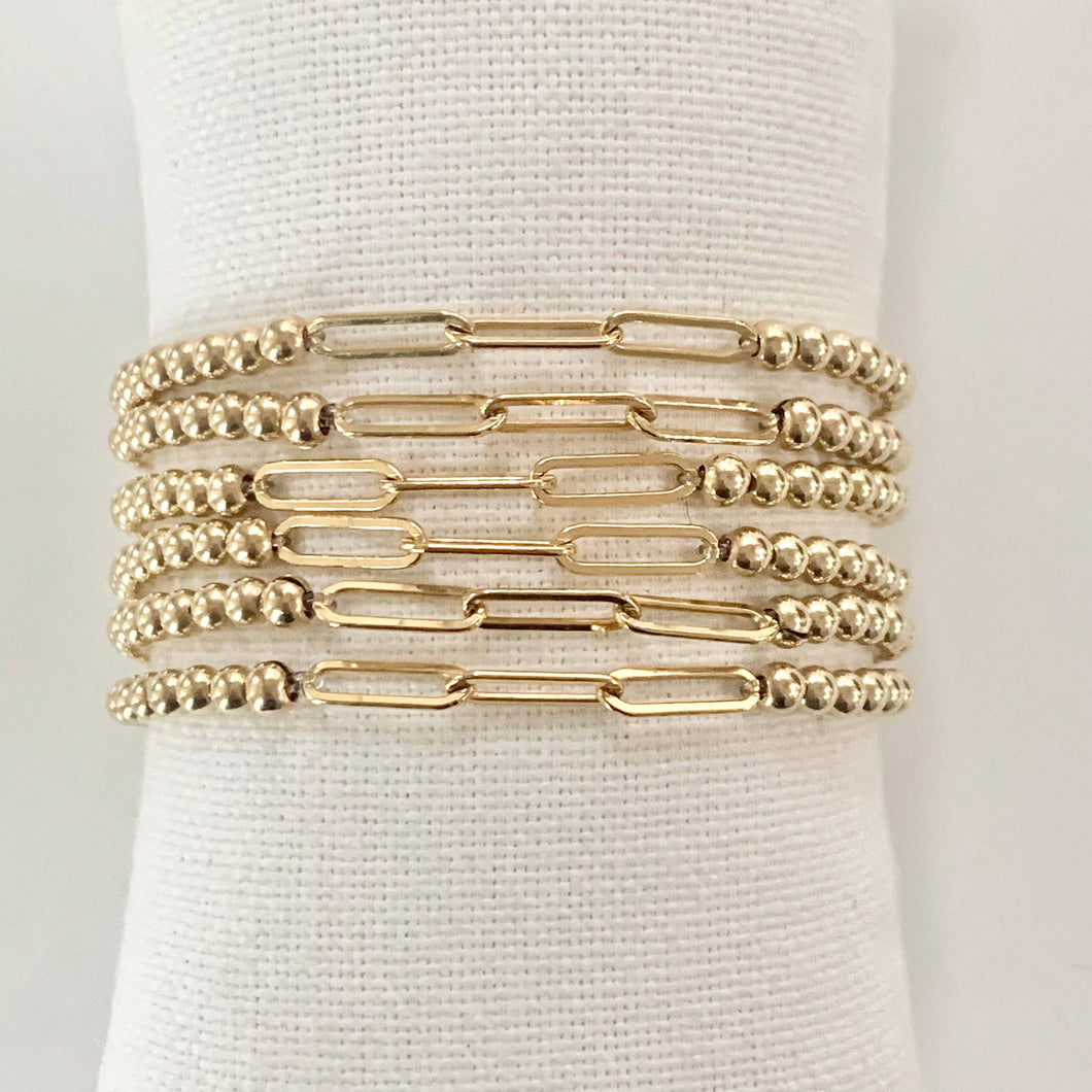 Brittany Link Bracelet: 7”