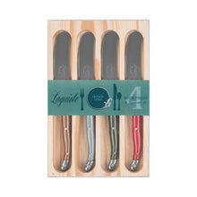Load image into Gallery viewer, French Home 4 Piece Laguiole Spreader Set - Holly Berry