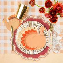Load image into Gallery viewer, Radiance Gold Foil Dinner Paper Plates