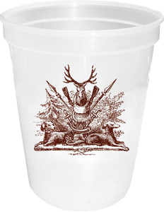 Hunting Crest Biodegradable Cups