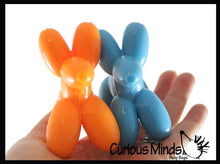 Load image into Gallery viewer, 1 Mini Balloon Dog Doh Filled Stress Ball - assorted colors
