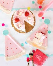 Load image into Gallery viewer, Pink Birthday Scalloped Cocktail Napkins