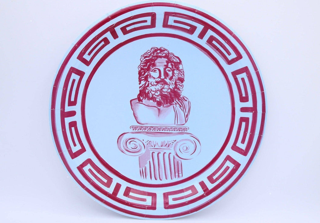 Adonis Pavilion Salad and Dessert Plates 8 per pack in Sky & Berry