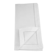 Load image into Gallery viewer, Embr&#39;d Santa Napkin: White / 20&quot;