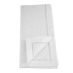 Embr'd Santa Napkin: White / 20"