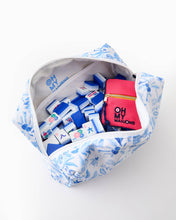 Load image into Gallery viewer, Amazon Blue Tile Storage Bag x Catherine Cartie Collab