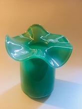 Load image into Gallery viewer, Ruffle Bud vase: Pink / Blown Glass / 5”x4”