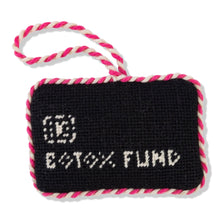 Load image into Gallery viewer, Needlepoint Icon Ornament - Black Card