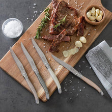 Load image into Gallery viewer, French Home Laguiole Steak Knives, Set of 4, Neutral Tones