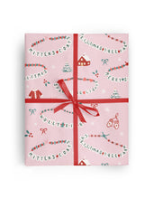 Load image into Gallery viewer, Pink Merry Swiftmas Wrapping Paper Roll