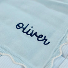 Load image into Gallery viewer, Light Blue Baby Blanket
