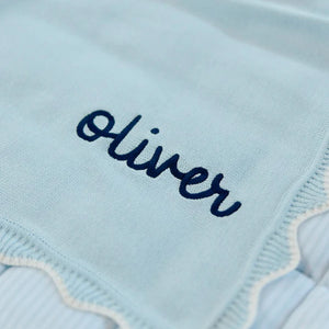 Light Blue Baby Blanket