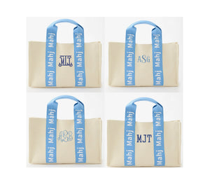 Light Blue Mahj It All Bag