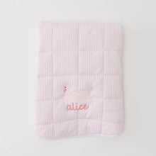 Load image into Gallery viewer, Tummy Time Mat - Light Pink Stripe
