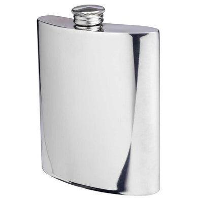 Pewter Hip Flask, 6 oz.