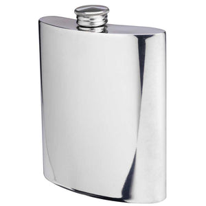 Pewter Hip Flask, 6 oz.