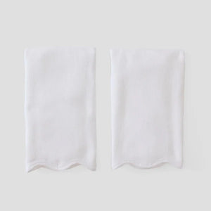 Scallop Powder Bath Towels (Pair)