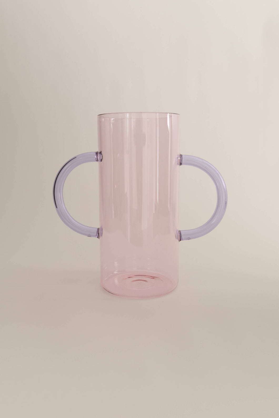 Handle Vase, Pink/Lilac