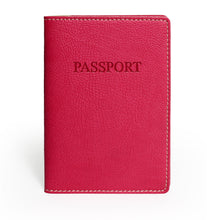 Load image into Gallery viewer, Textured Leather Passport Cover