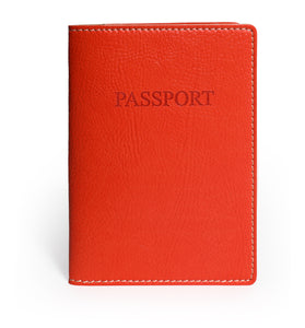 Textured Leather Passport Cover