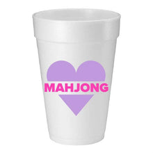 Load image into Gallery viewer, “HEART MAHJONG REVERSE COLOR” FOAM CUP