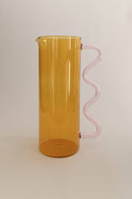 Load image into Gallery viewer, Wave Pitcher, Yellow/pink