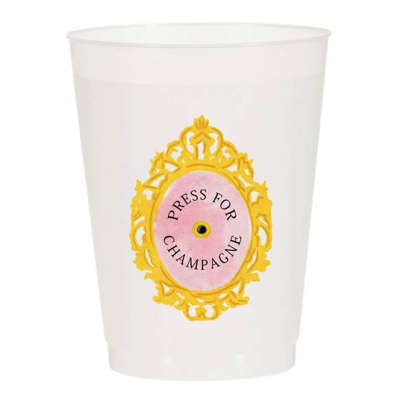 Press for Champagne Resuable Cups - Set of 10