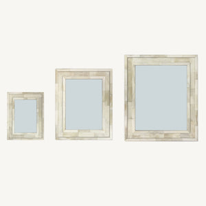 Bone Beadboard Picture Frame: 6x8