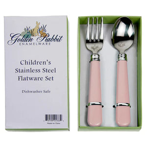 Pink Baby Flatware Set