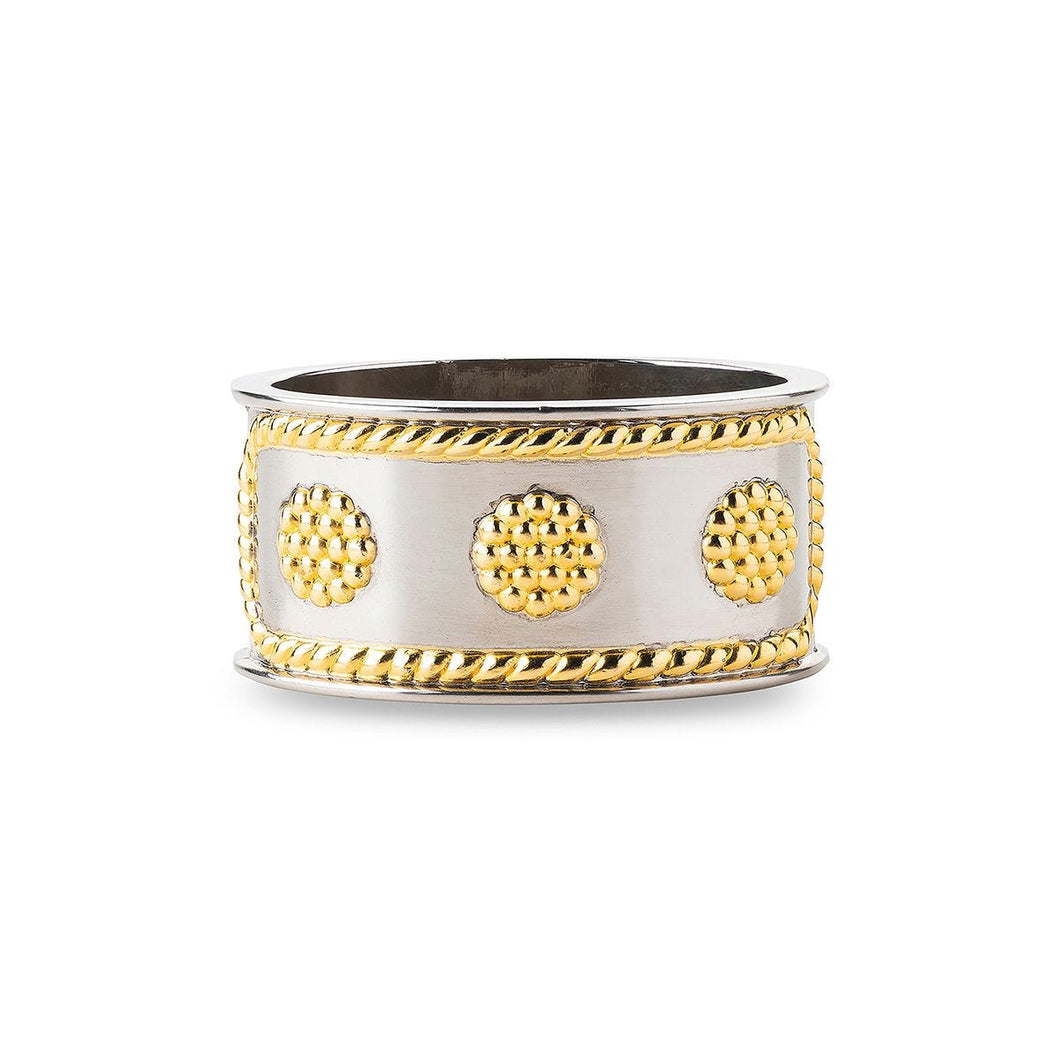 Berry & Thread Bright Satin/Gold Napkin Ring