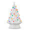 17" Timer Vintage White Lighted Tree with Timer