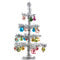 14" Vintage Tinsel Tree with Ornaments
