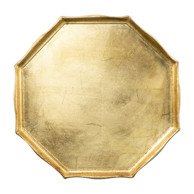 Florentine Gold Octagonal Tray