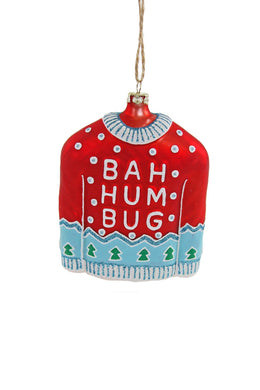 Humbug Sweater Ornament - Red
