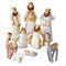 15.5" White and Gold  Nativity