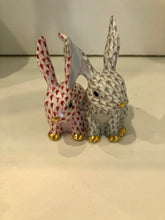 Load image into Gallery viewer, Herend Twisted Bunnies - Pink/Grey
