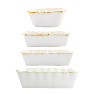 Italian Bakers White | 4 Piece Bakeware Set