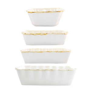 Italian Bakers White | 4 Piece Bakeware Set