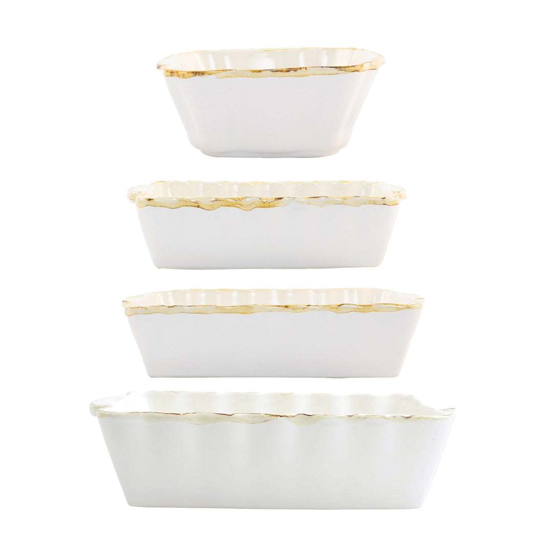 Italian Bakers White | 4 Piece Bakeware Set