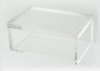 Clear Lucite Box w/Lid