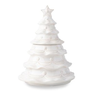 Berry & Thread Whitewash - Christmas Tree Cookie Jar