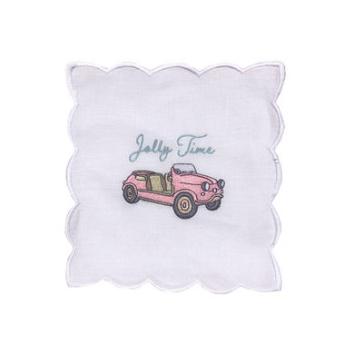 Jolly Time Cocktail Napkins, Set of 4