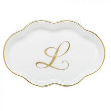 Load image into Gallery viewer, Scalloped Tray With Monogram