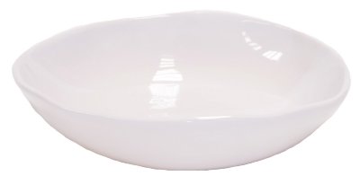 Low Bowl, 9 inch, gloss white